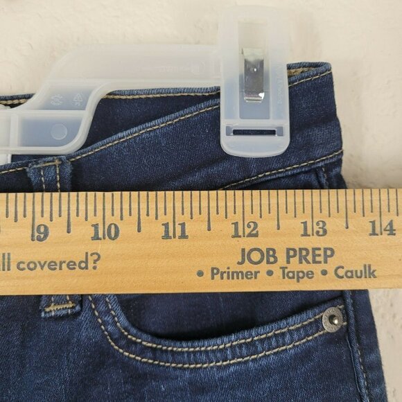 Current Elliot Mid Rise Ankle Jeans Skinny Dark Wash Sz 26 Contrast Stitching - Picture 6 of 10